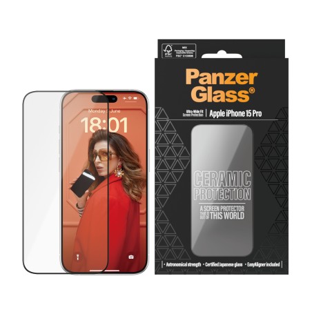 PanzerGlass Ceramic Protection Apple iPhone 15 Pro